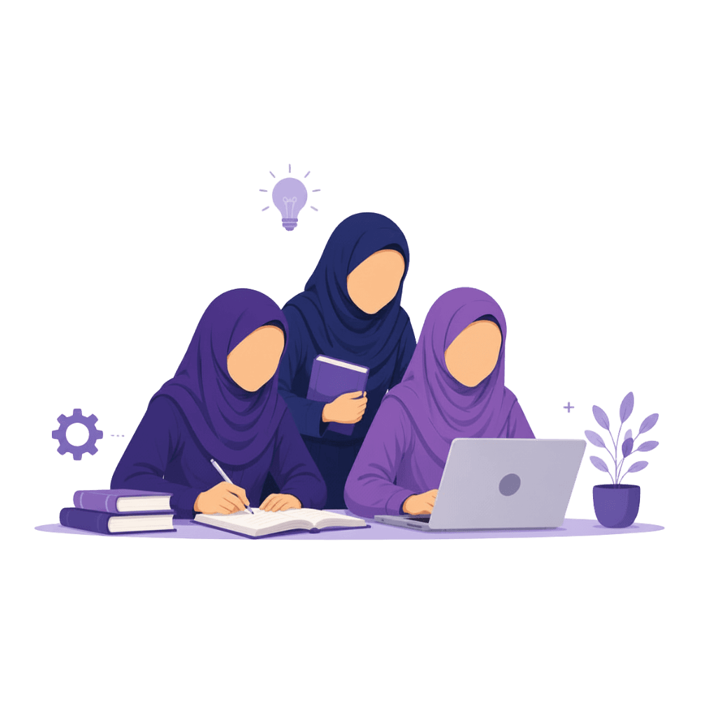 Students learning at Secure Girls Academy